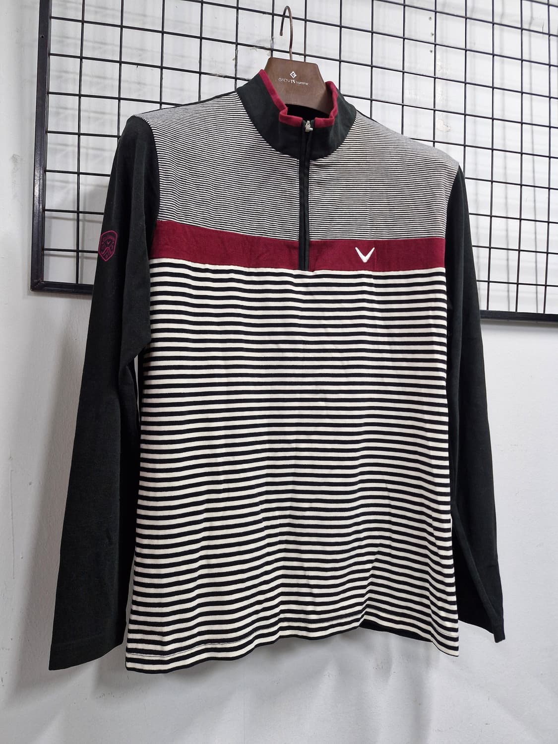 95M 캘러웨이 기능성 반집업 긴팔티. 상품이미지2