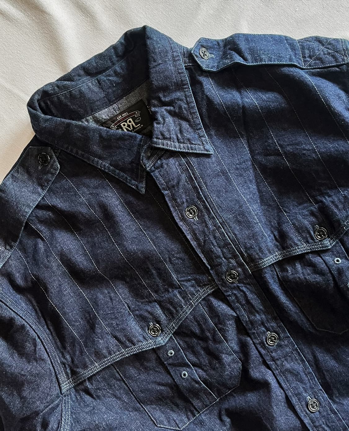 RRL indigo work denim shirkt 상품이미지7