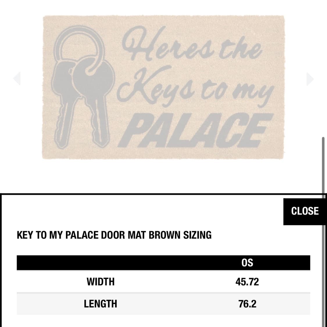 팔라스 키 투 마이 팔라스 도어 매트 상품이미지3