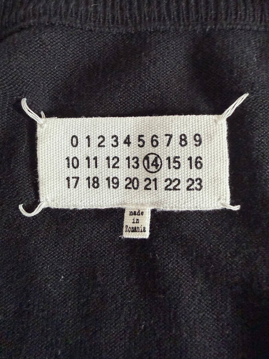 마르지엘라 엘보패치 가디건 블랙 L사이즈 상품이미지5