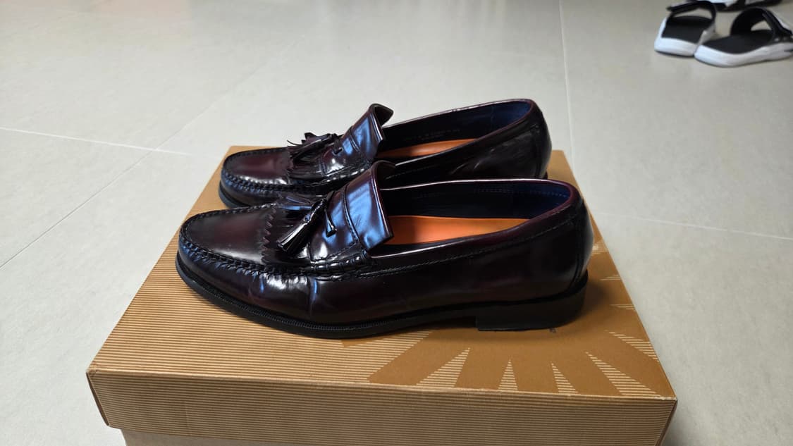 콜한 허드슨 테슬 로퍼 버건디 로퍼 상품이미지2