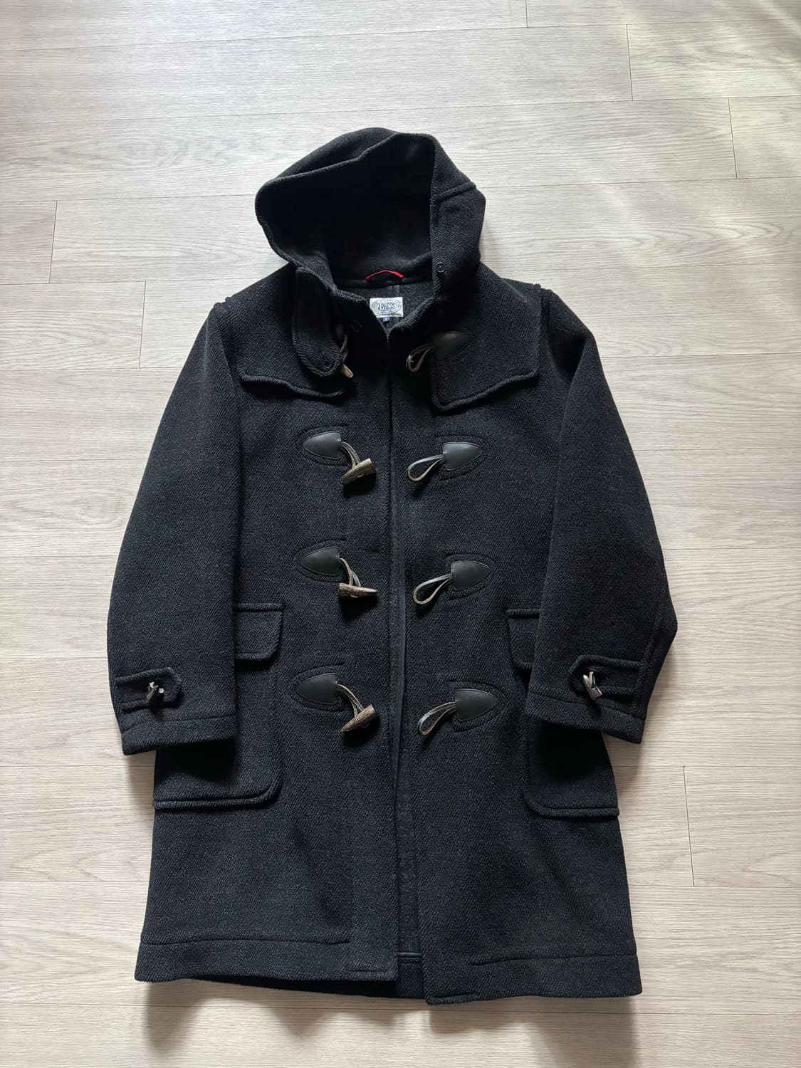 제이프레스 더플코트 블랙 L사이즈  상품이미지1