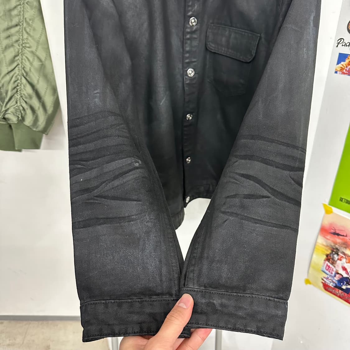 아워레가시 리버스 왁스드 데님자켓 상품이미지5