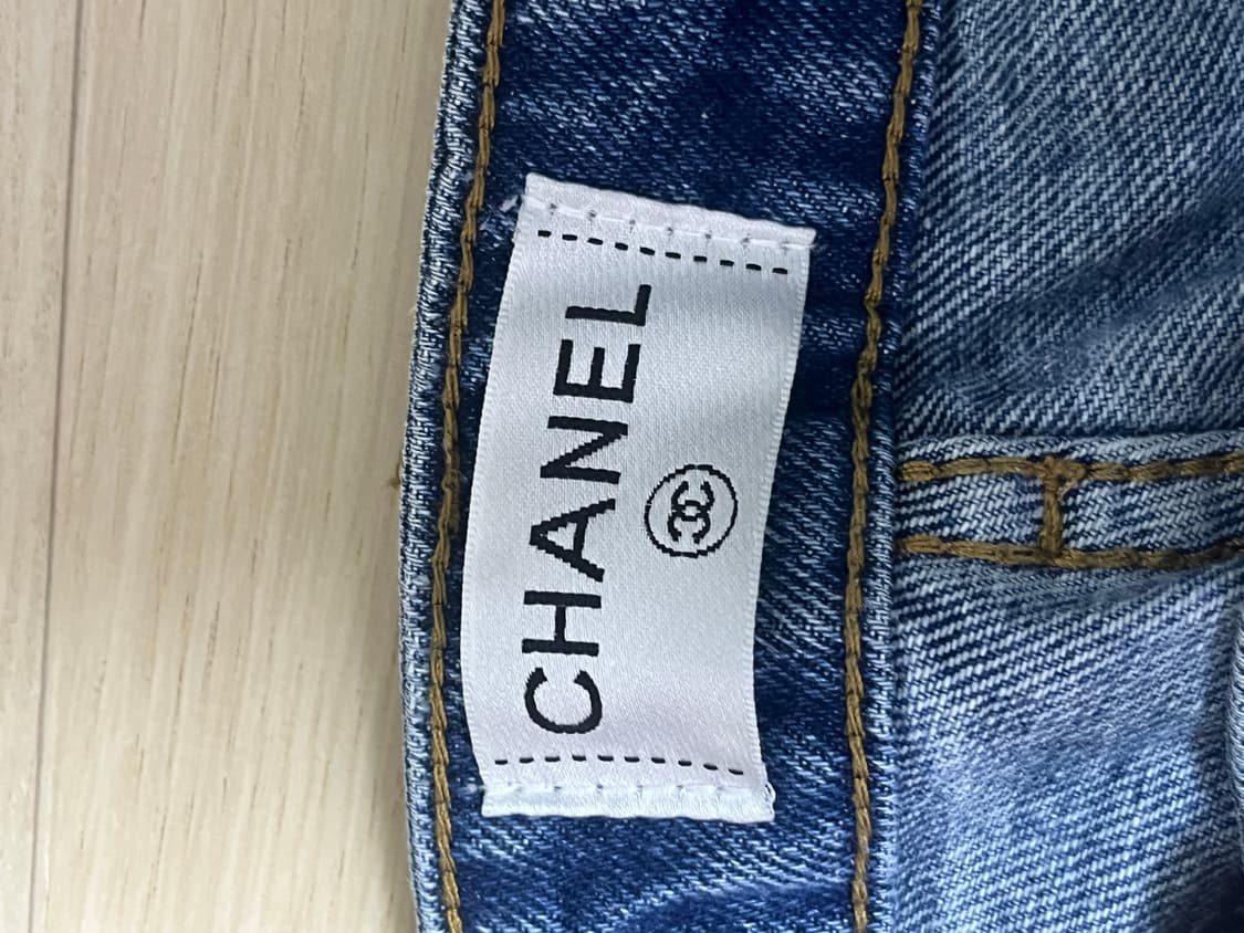 샤넬 체인 데님 팬츠 상품이미지4
