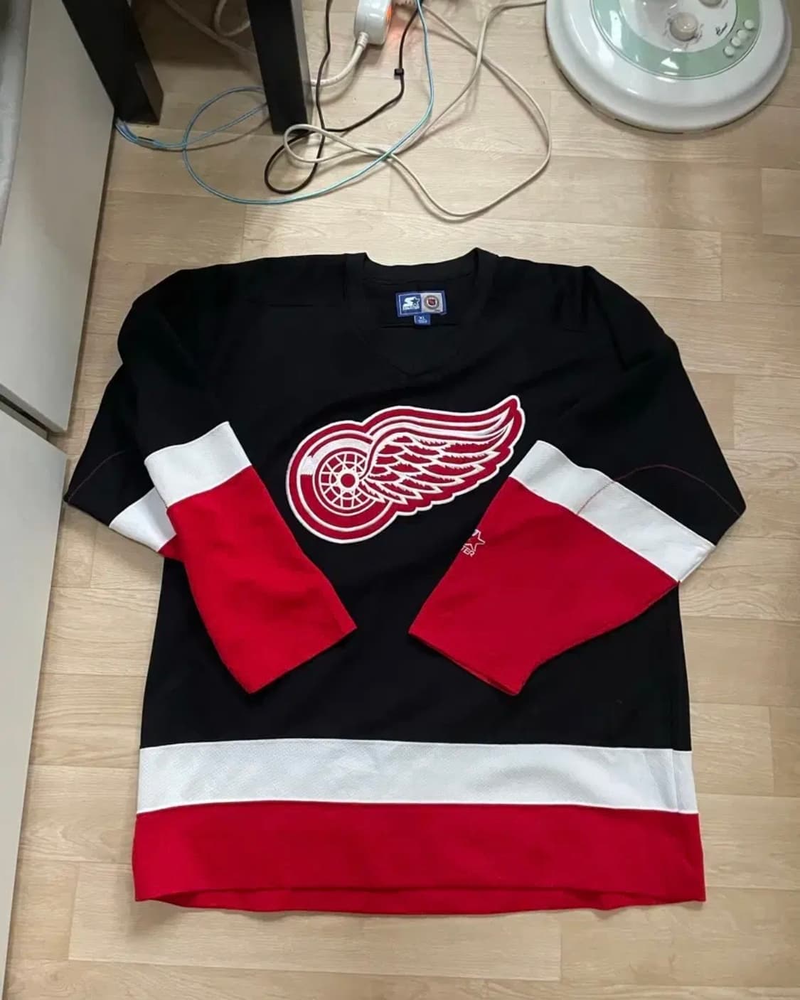 스타터 NHL 빈티지 디트로이트 레드윙 XL 하키져지 상품이미지1