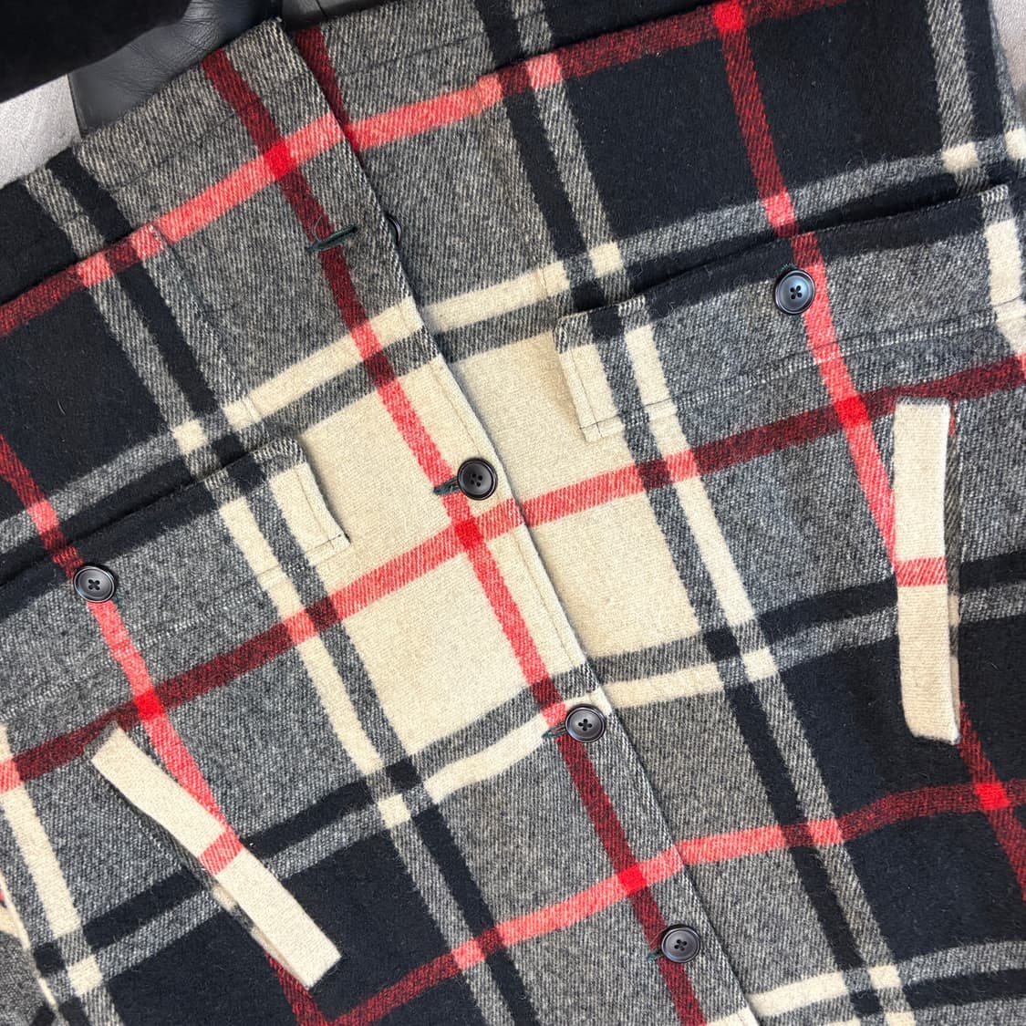 90s 90년대 일경물산 폴로 울 하프 코트 자켓 상품이미지8