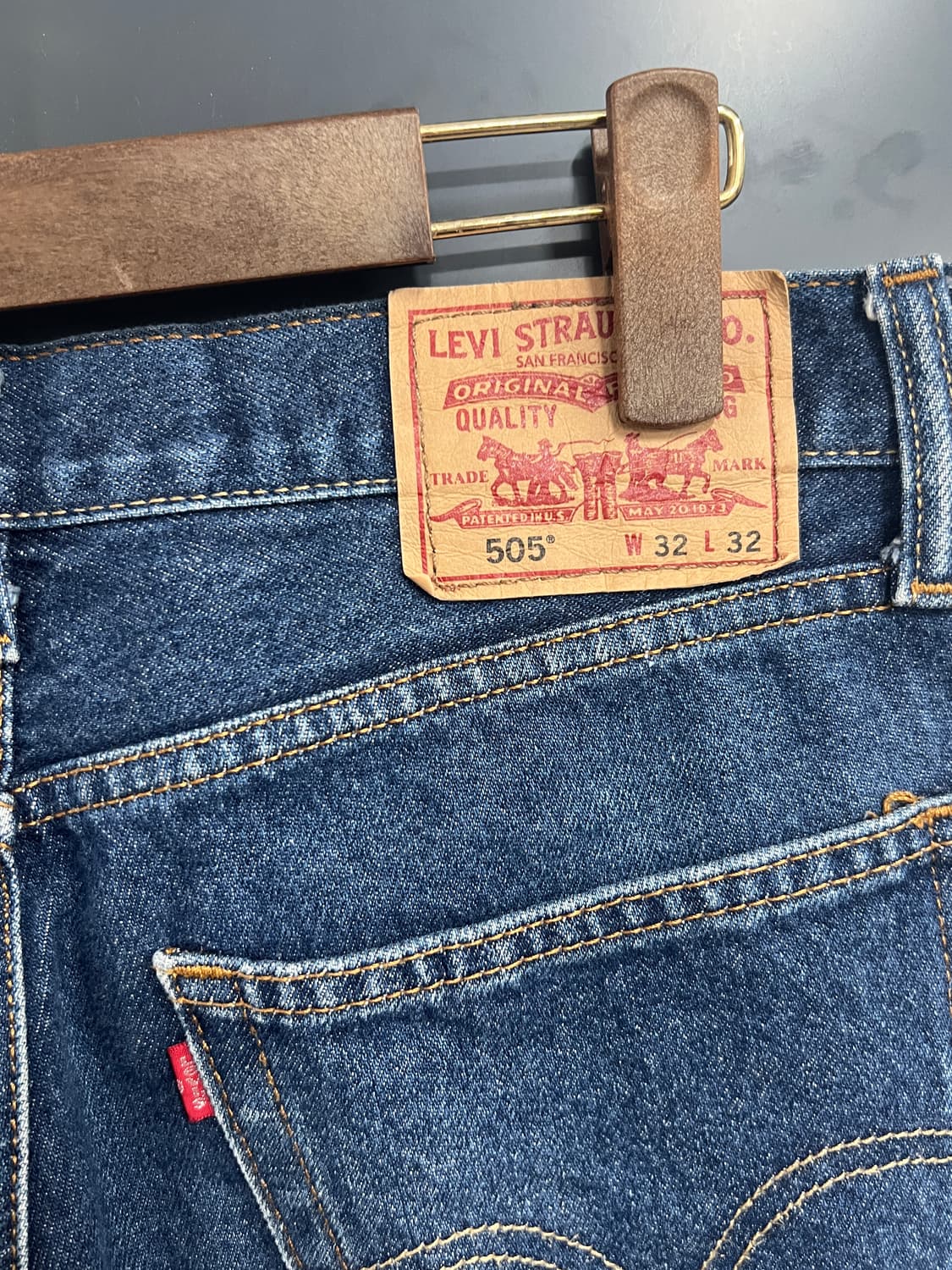 00s Levis 리바이스 505 스트레이트 핏 데님 팬츠 상품이미지3