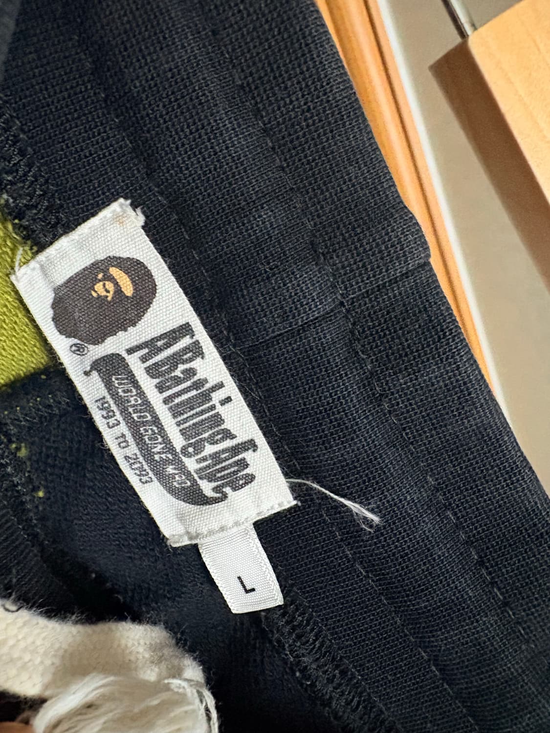 베이프 블랙 카고믹스 반바지 상품이미지3