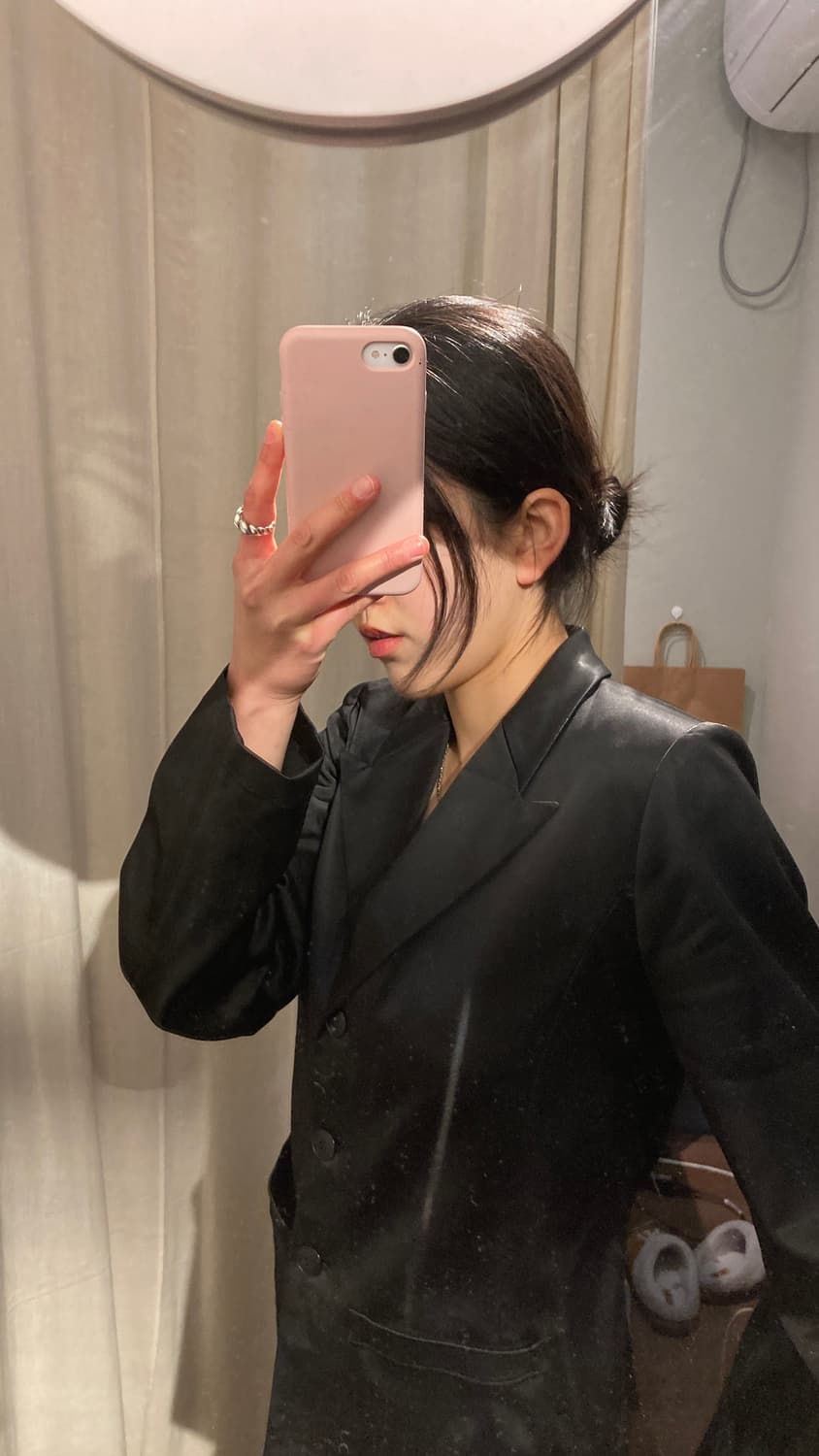 아네스베 새틴 블레이저 상품이미지1