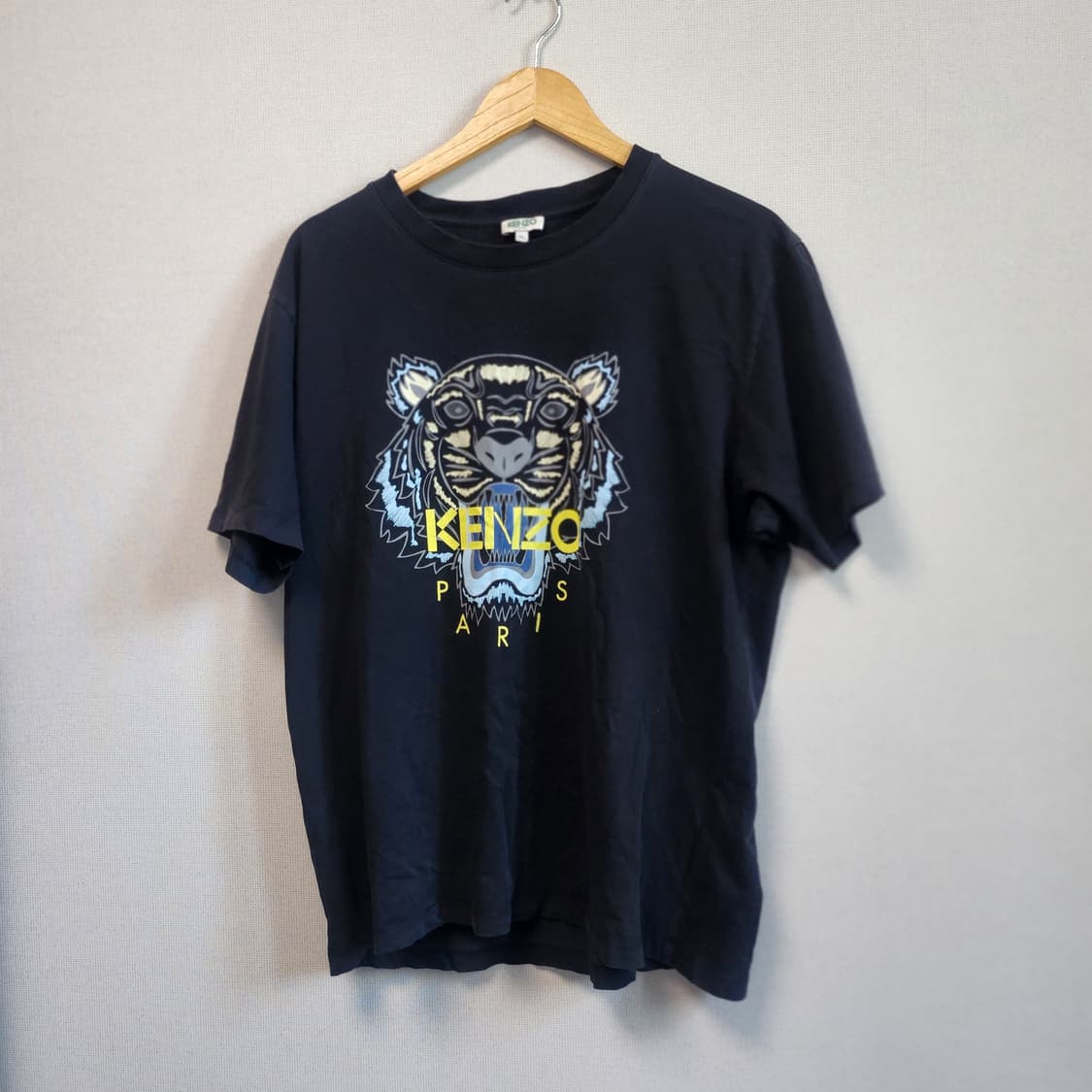 [XL] KENZO 겐조 타이거 블랙 반팔 티셔츠 상품이미지1