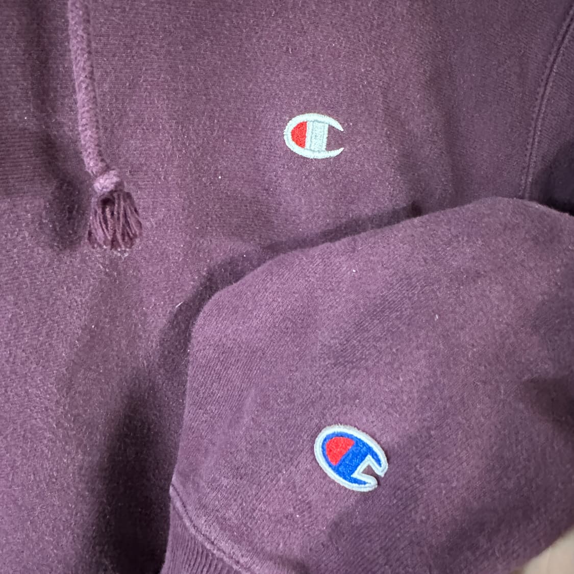 챔피온 리버스위브 후드 티셔츠 상품이미지2