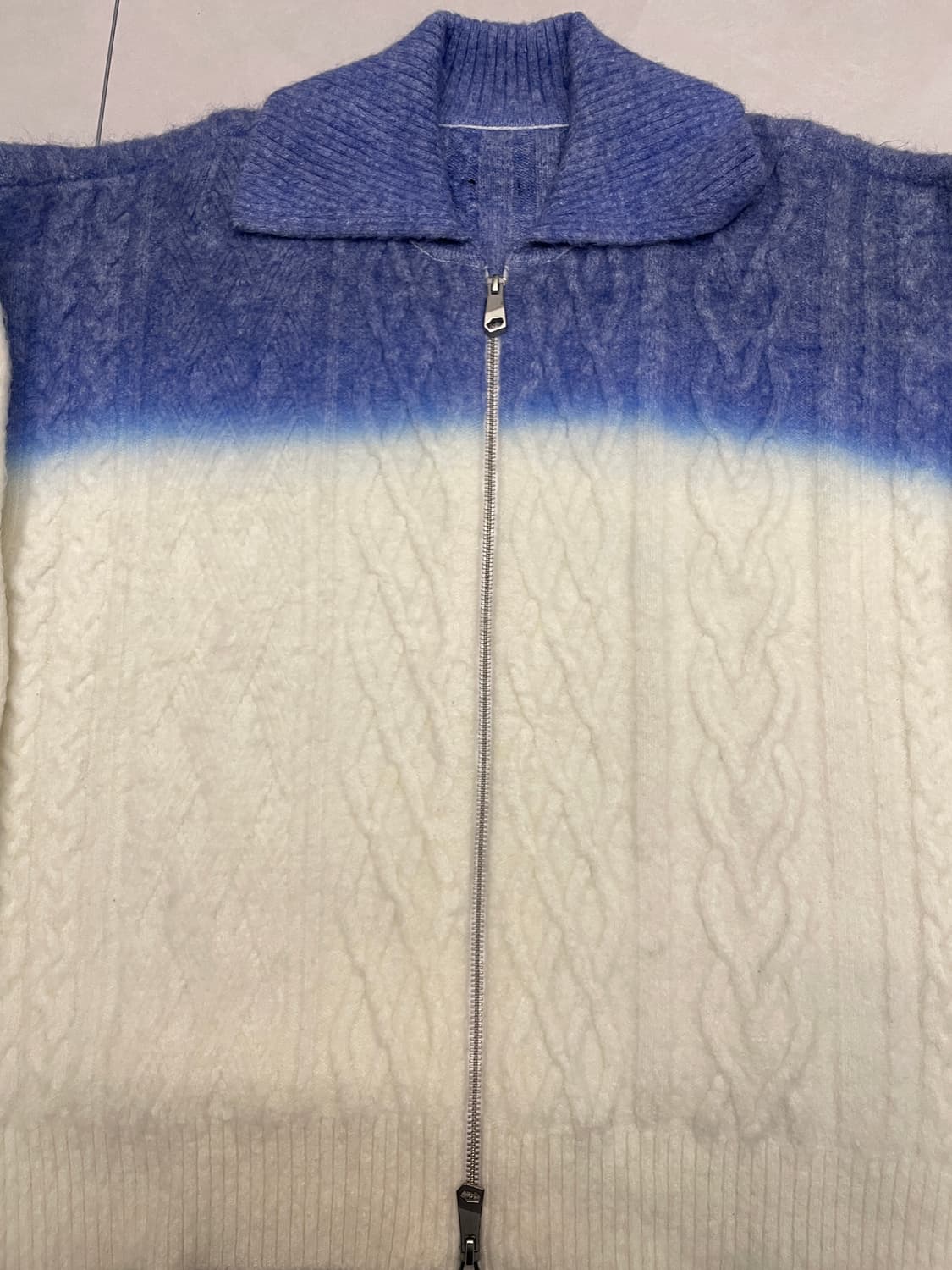 아더에러 로위 Rowy 니트집업 블루 XL 상품이미지3