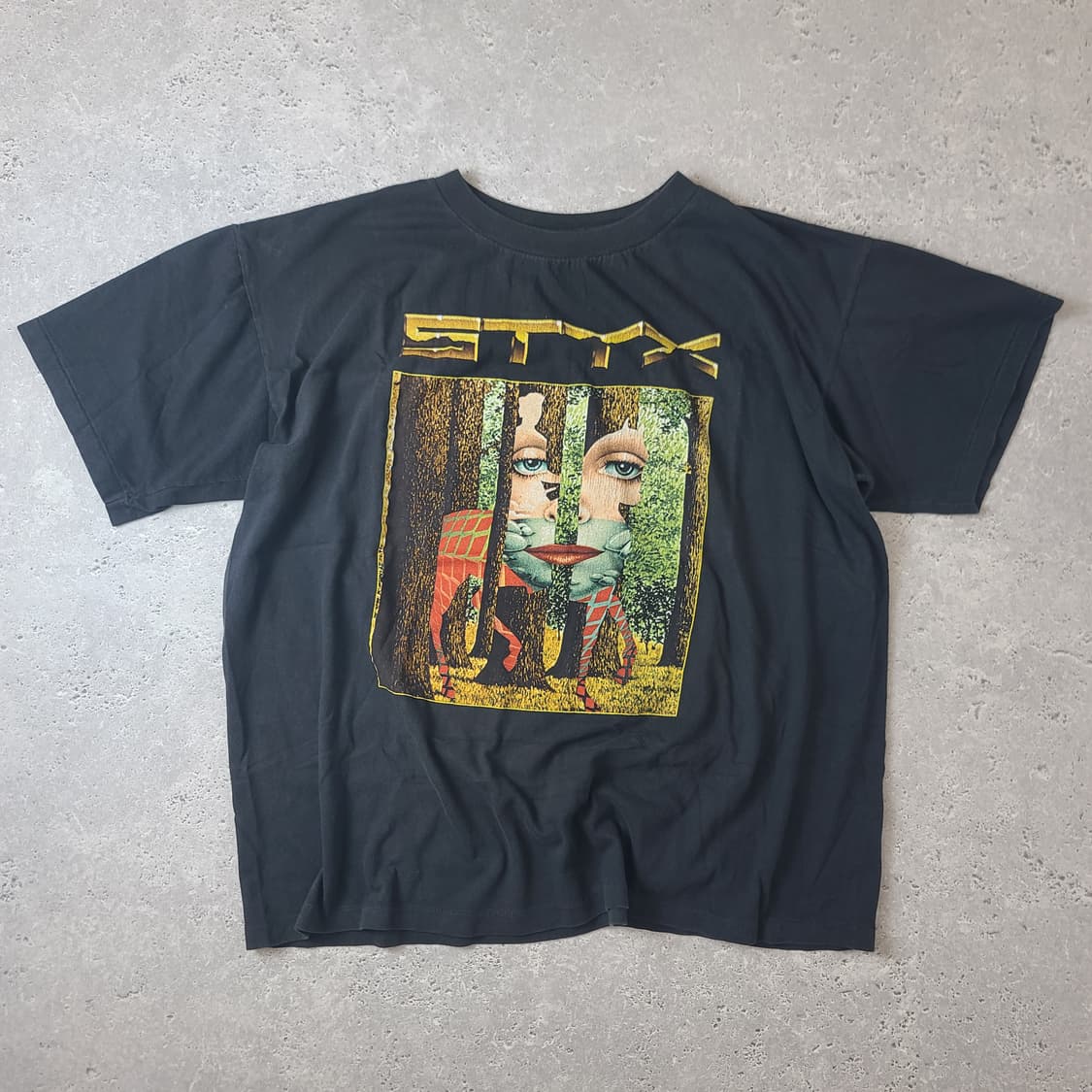 빈티지 1997 STYX Grand illusion tour tee 상품이미지1