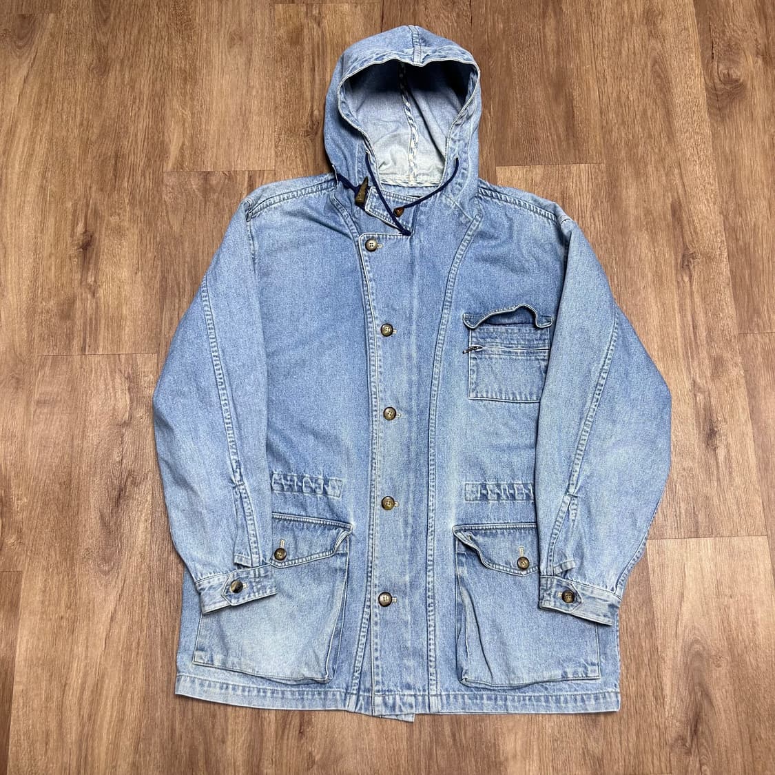 빈폴 데님 사파리 코트 청자켓 00's 상품이미지1
