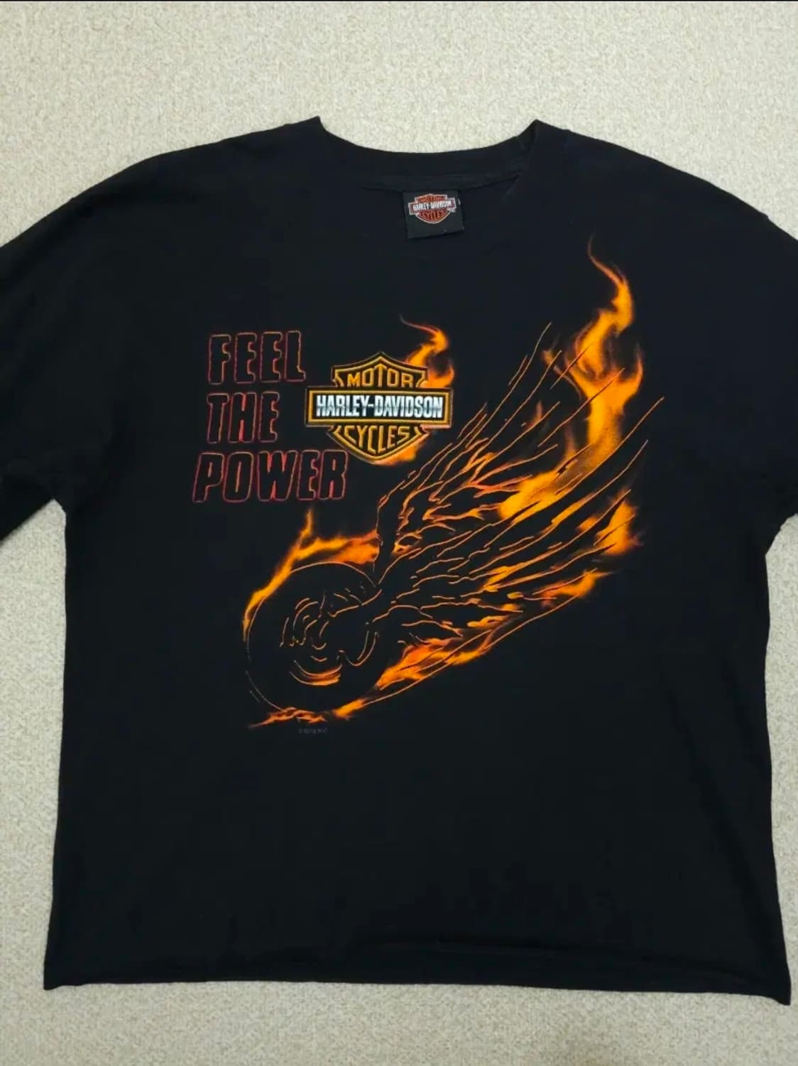 (M)할리데이비슨 여성 긴팔 빈티지 티셔츠 상품이미지4