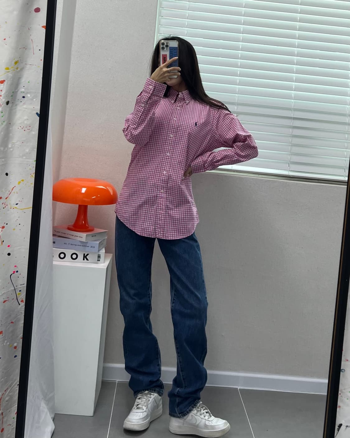 (S)랄프로렌 체크 셔츠-M1407 상품이미지7