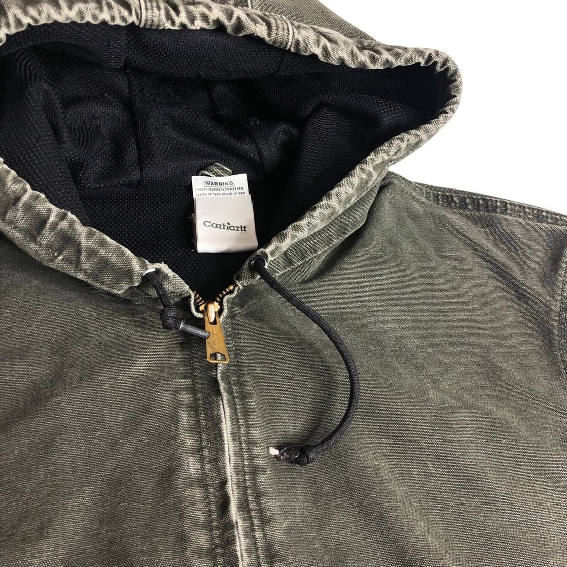칼하트 J25 모드 후드집업 자켓 그린 XL 상품이미지4