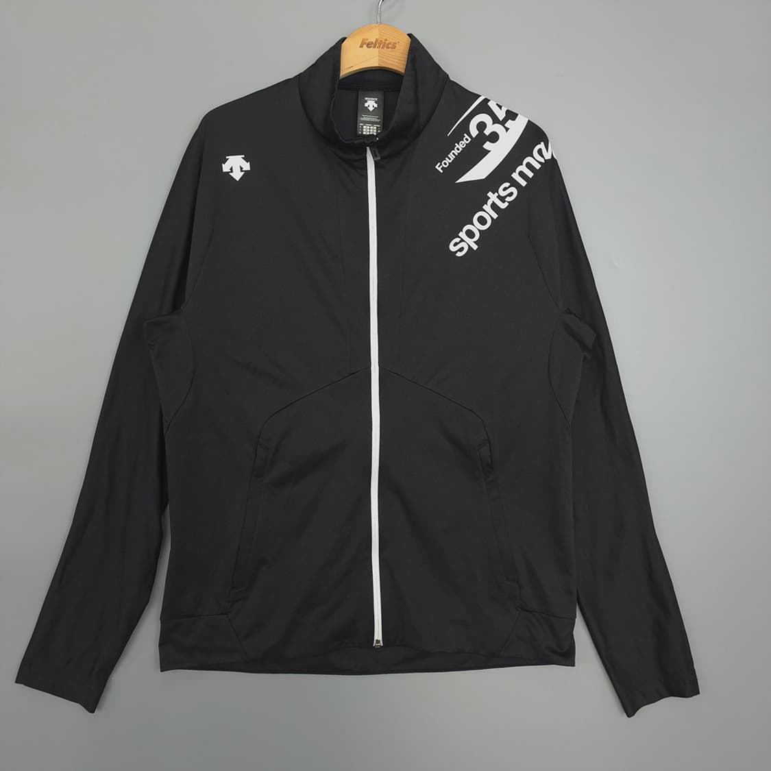 데상트 DESCENTE 스포츠로고 폴리 집업 자켓 105 상품이미지1