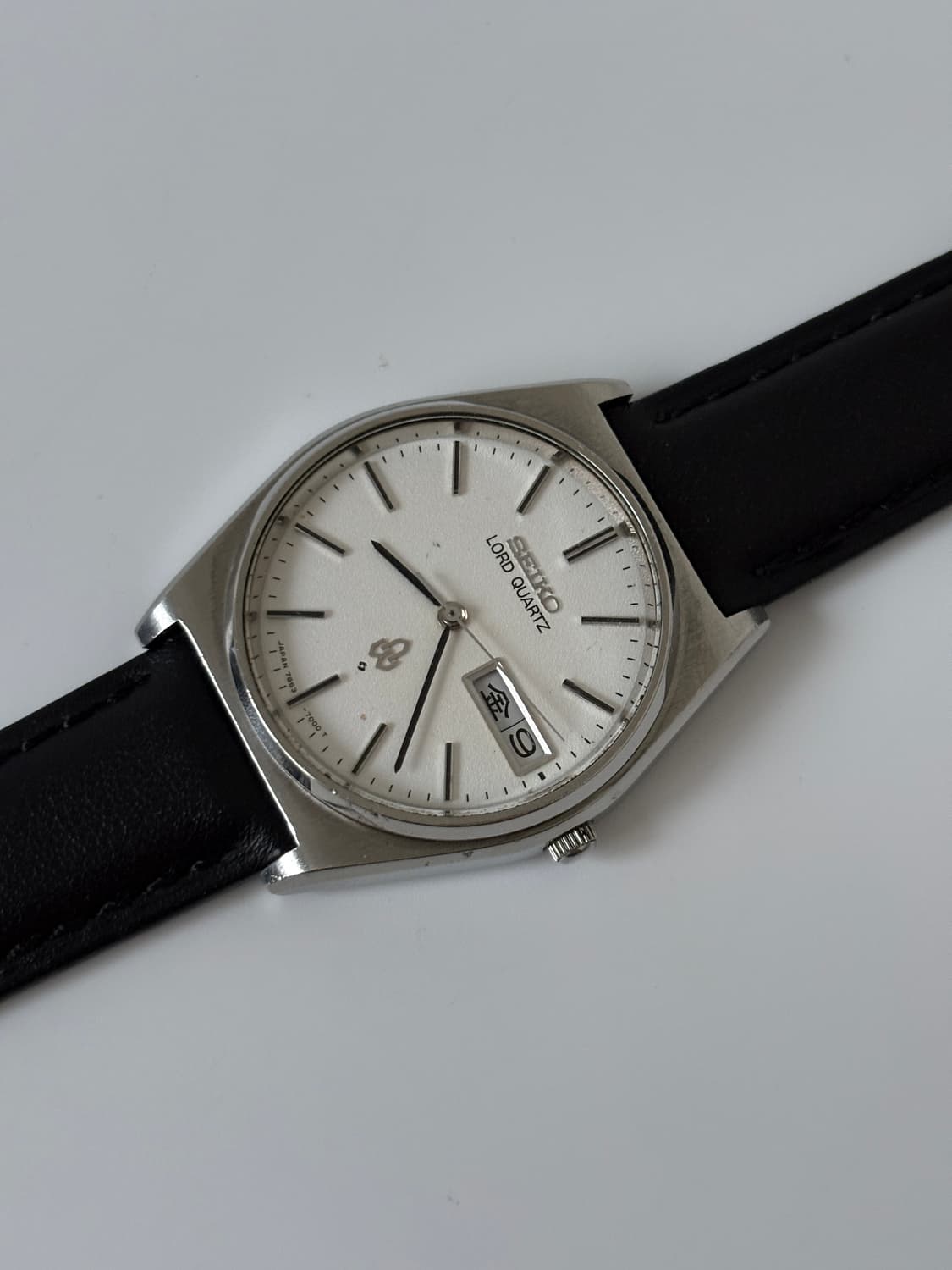 1980s White Dial Silver Lord Quartz 상품이미지4