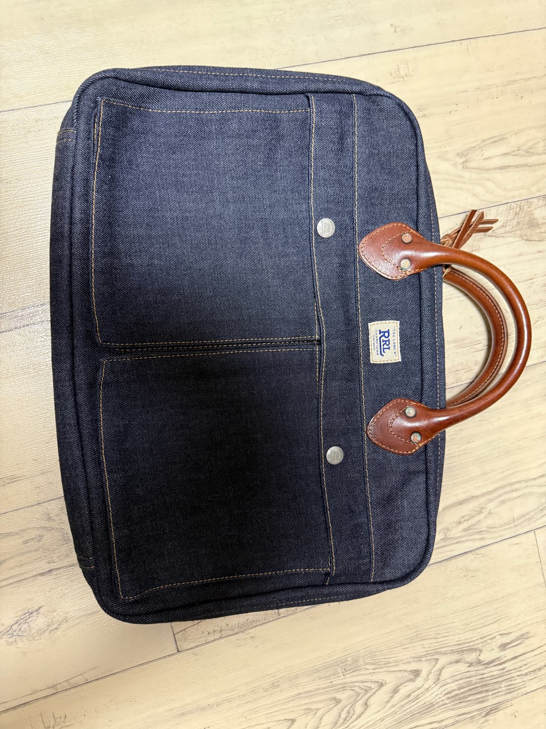 더블알엘 데님 브리프케이스 상품이미지1