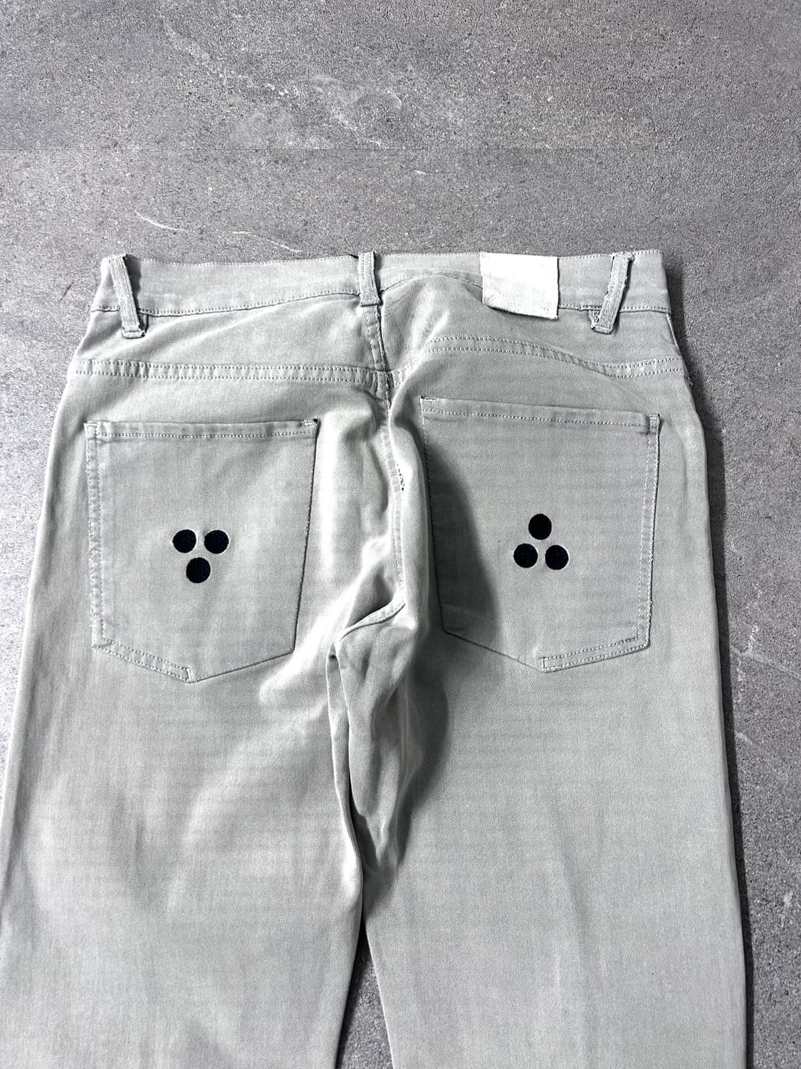 Abraham K Hangul Slim Button Fly Washed  상품이미지7