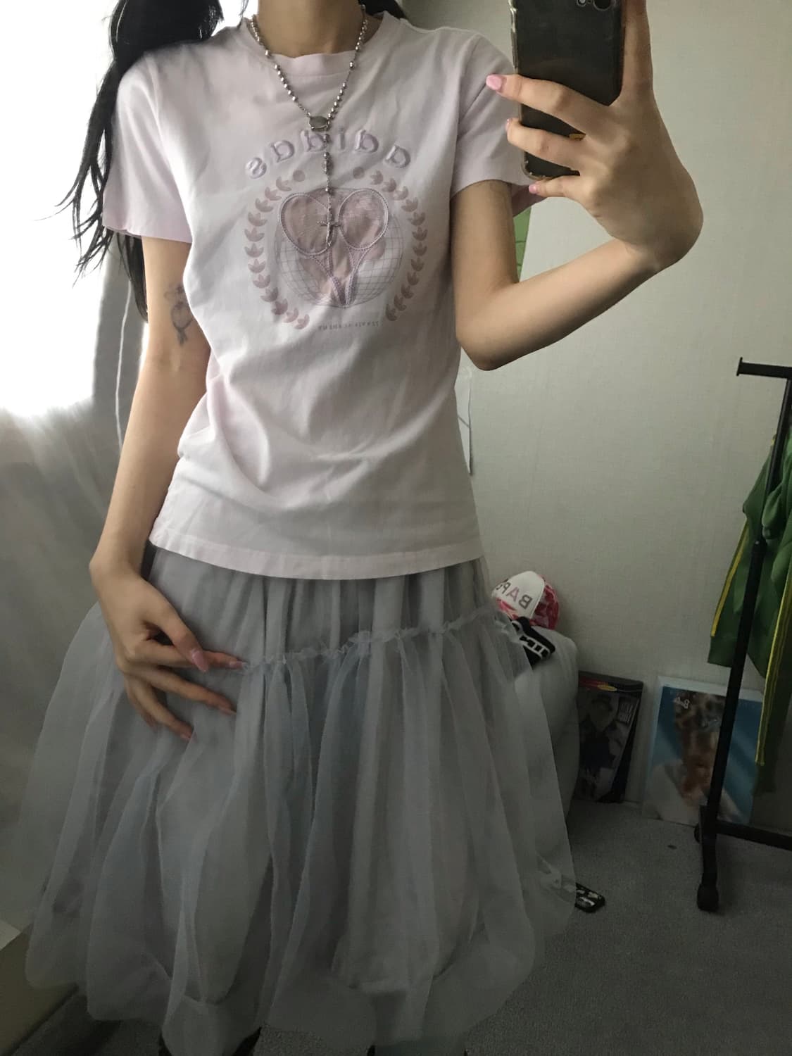 아디다스 페일핑크 반팔티셔츠 상품이미지5