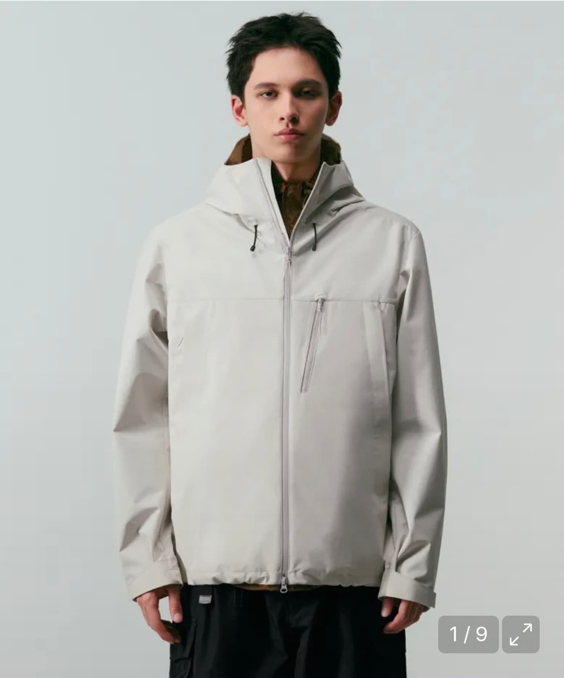 무신사 스탠다드 시티 레저 쉘터 윈드브레이커 재킷 화이트 M 상품이미지1