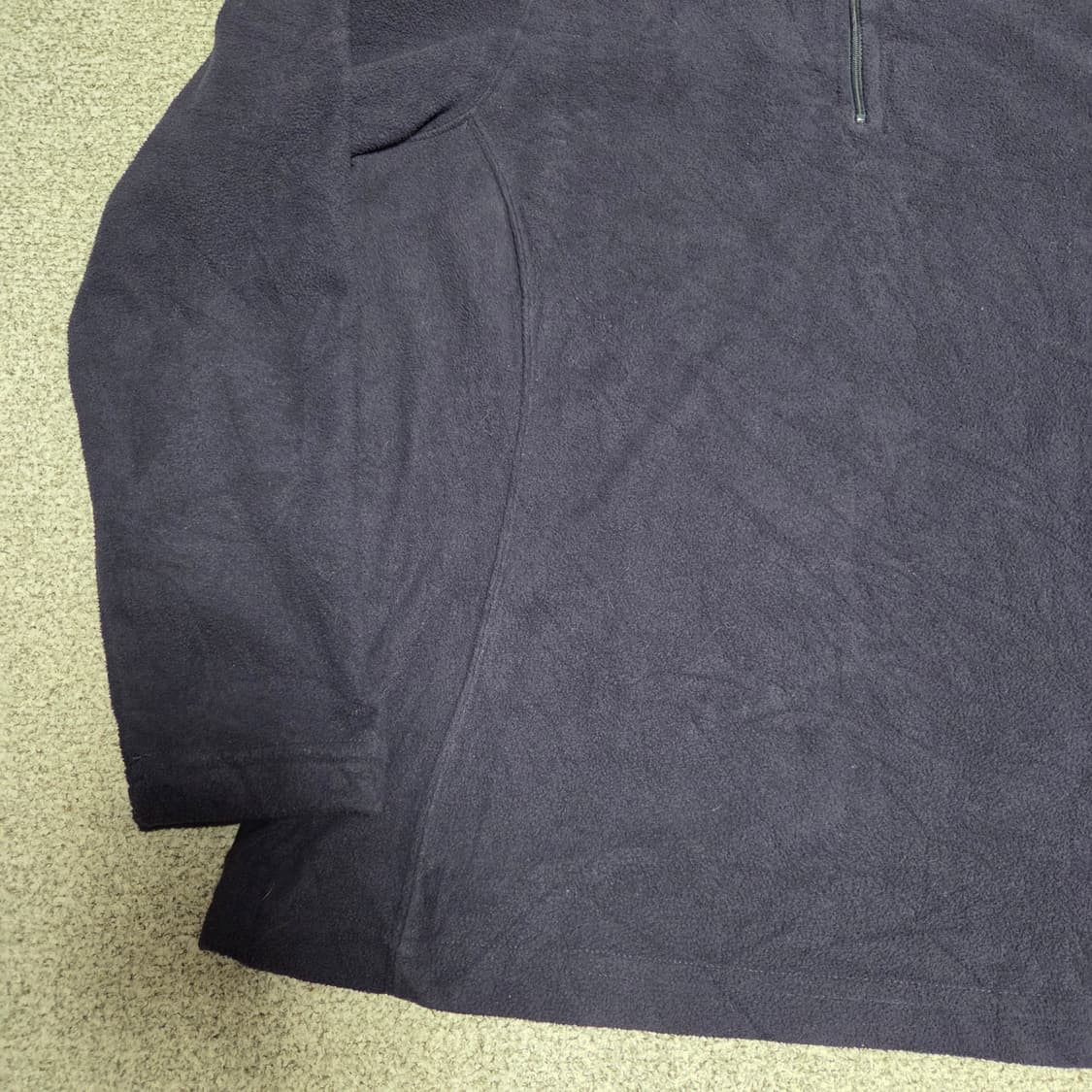 Jpn 빈티지 네이비 하프집업 후리스 L(100) 상품이미지3