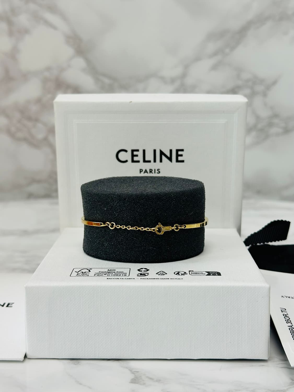 샐린느 트리옹프 팔찌 골드 상품이미지3