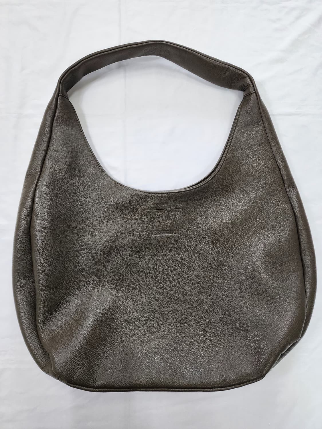 베라왕 샹스 빅백 소가죽 숄더백 카키 상품이미지1