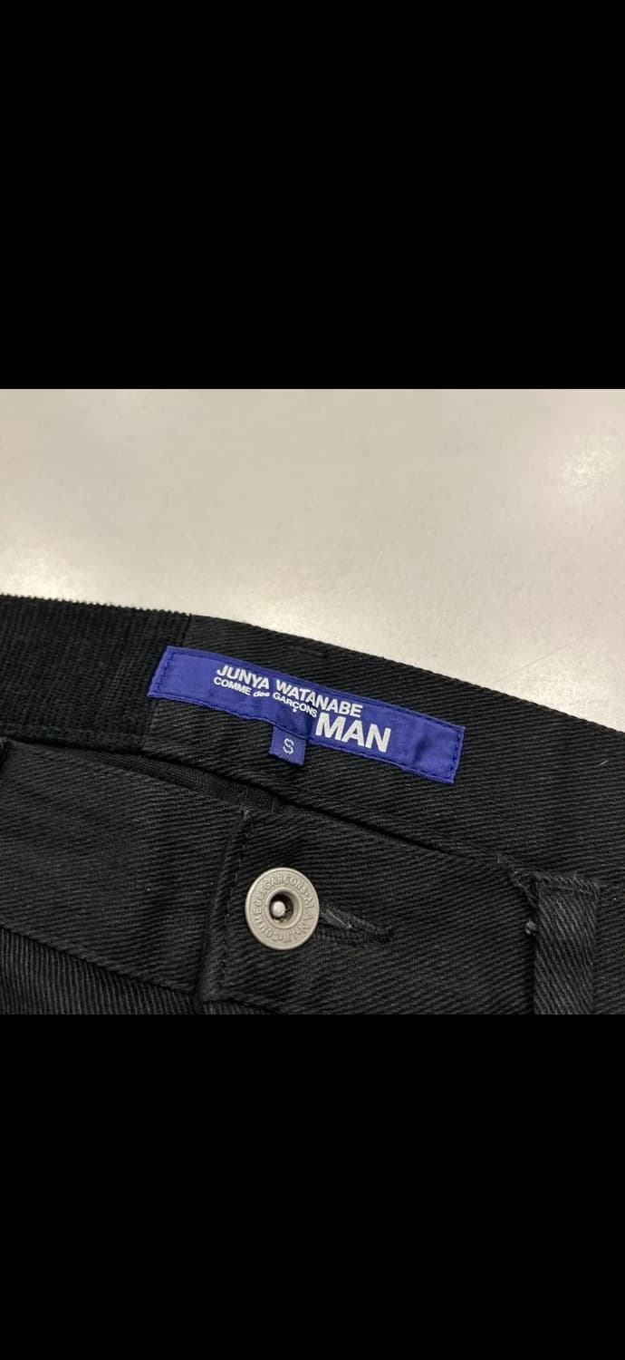 14fw 준야 와타나베 꼼데 패치워크 블랙팬츠 상품이미지3