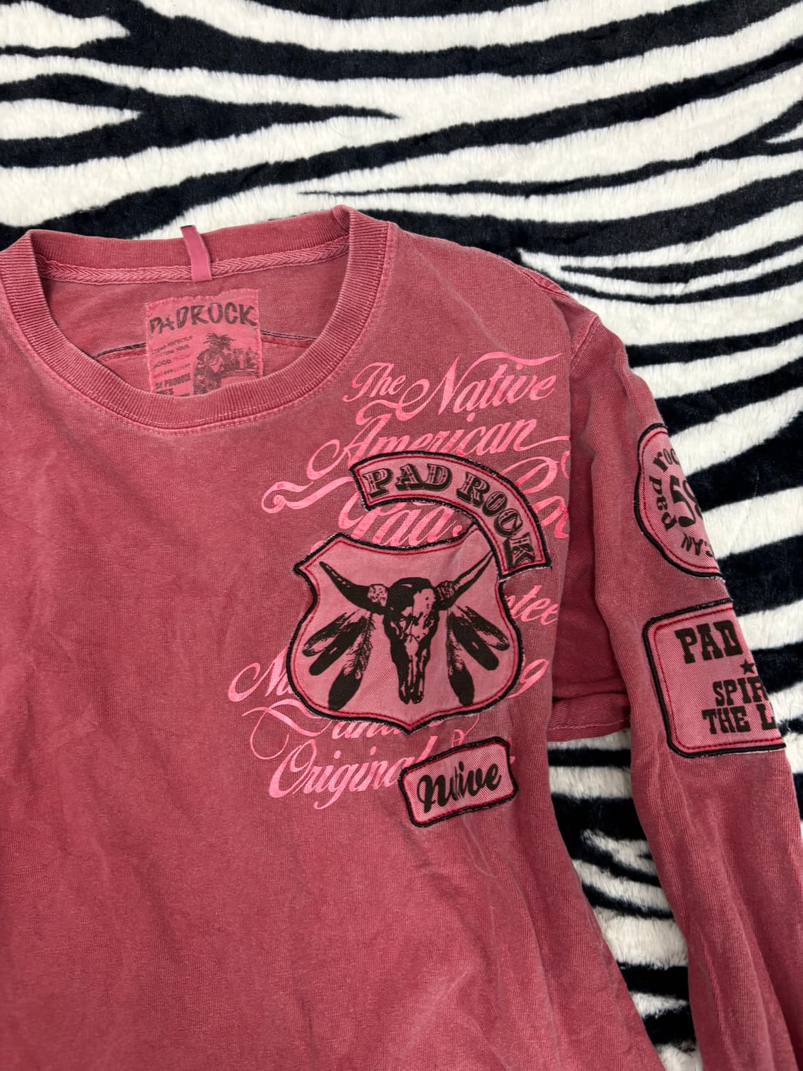 [PADROCK] Y2K Print&Lettering Sleeve 상품이미지3