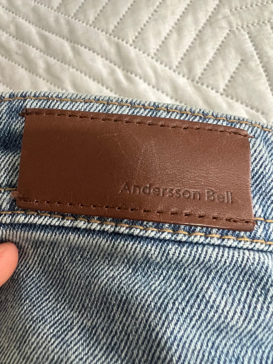 엔더슨밸 버뮤다 데님 쇼츠 상품이미지6