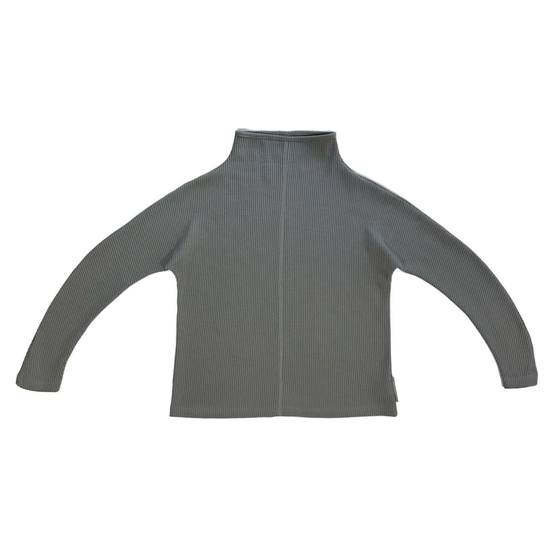 지초이 24-001 WAFFLE LONG SLEEVE (DOVE) 상품이미지1