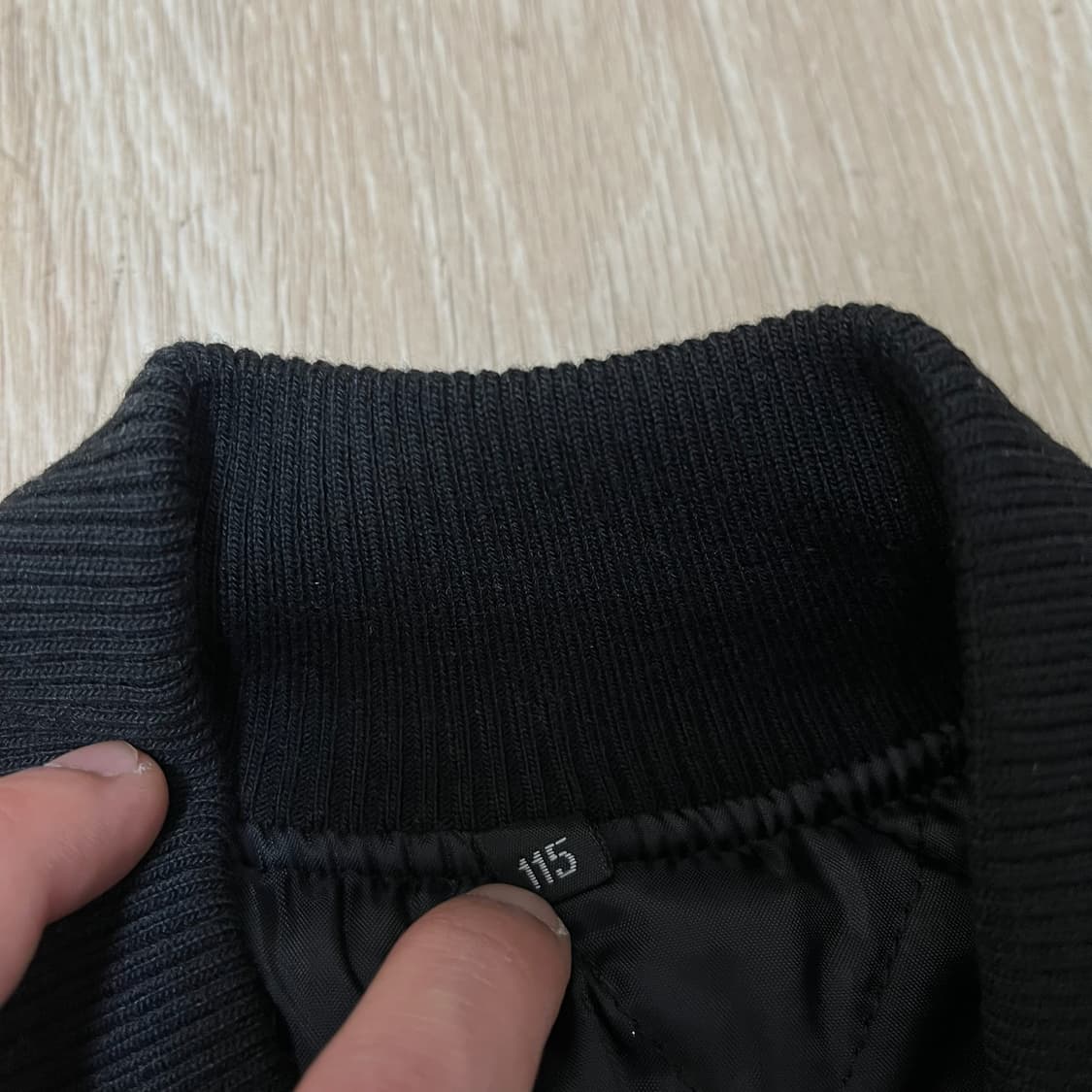 블랙 레더 빅로고 스타디움 바시티자켓 3XL  상품이미지8