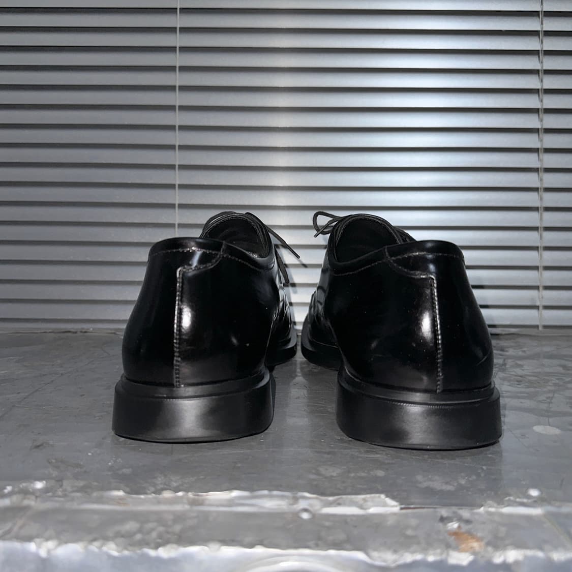 00s 빈티지 블랙 프라다 스포츠 플랫폼 레이스업 슈즈 상품이미지6
