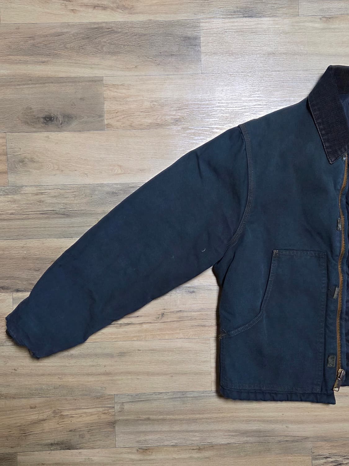 빈티지 칼하트 J02 네이비 숏기장 디트로이트 자켓 상품이미지2