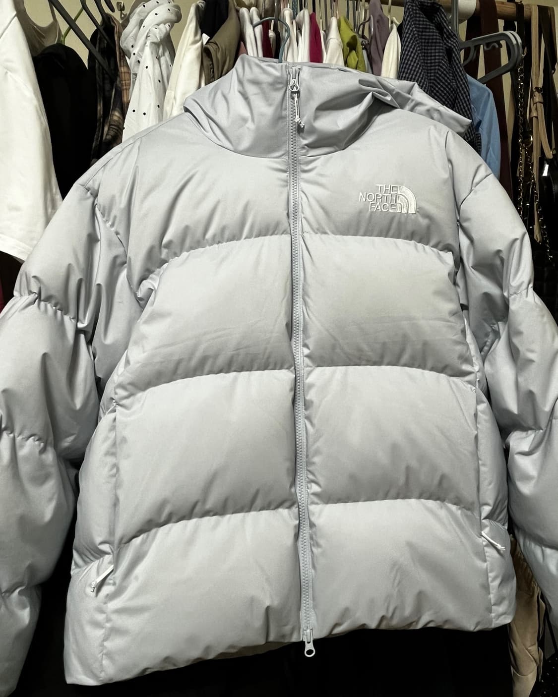 노스페이스 화이트라벨 후드 패딩 상품이미지5