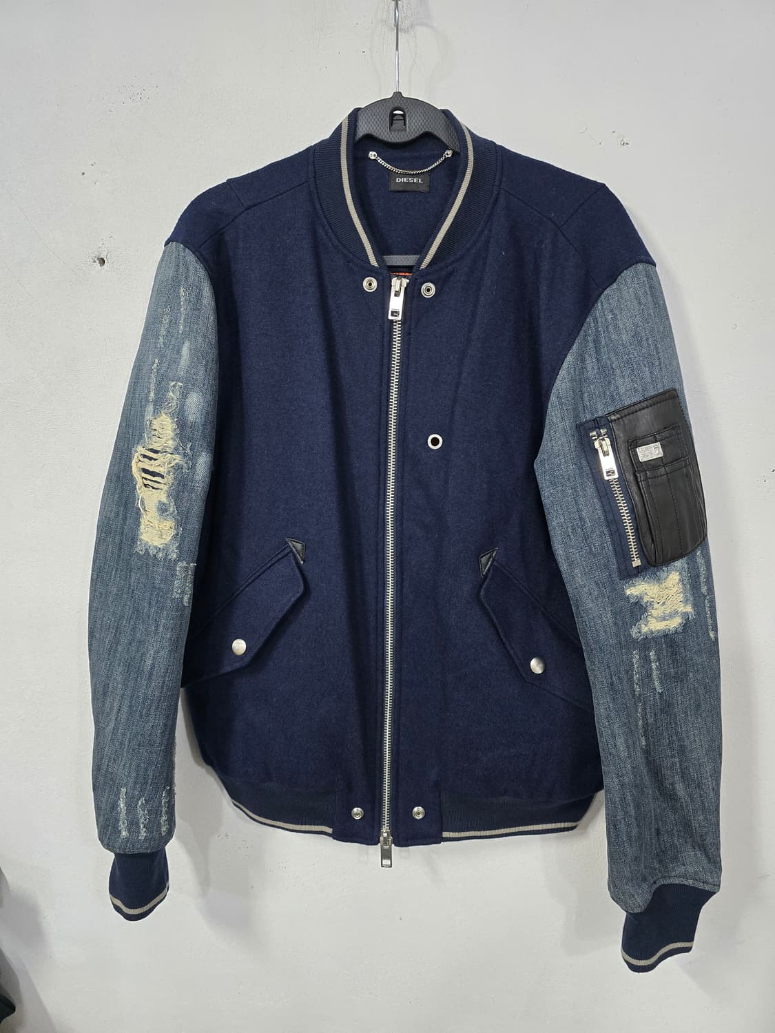 디젤 데님 M1-A 데님 슬리브 봄버 재킷L 상품이미지1