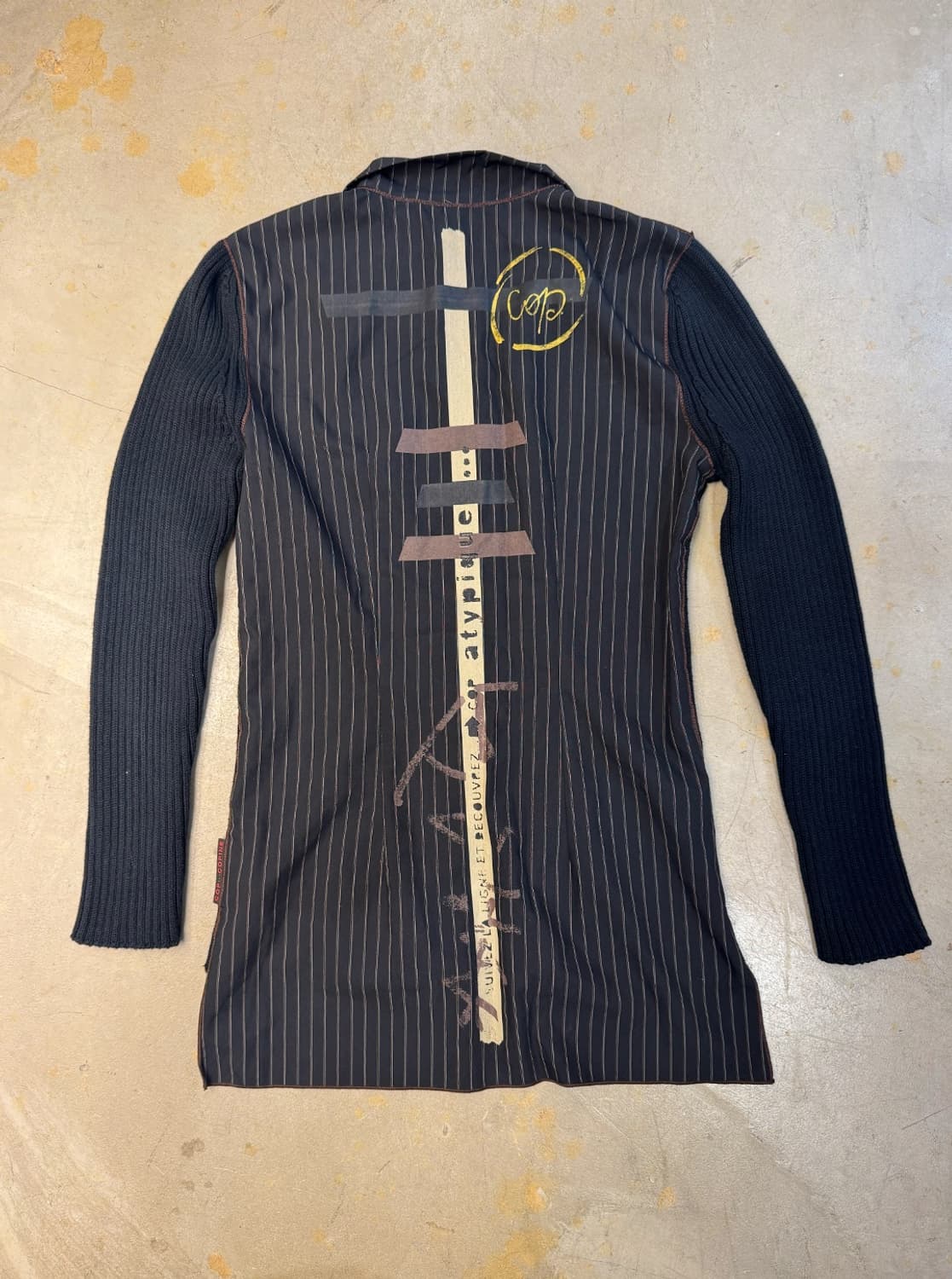 COP COPINE Rib Knit Sweater Zipp 상품이미지6