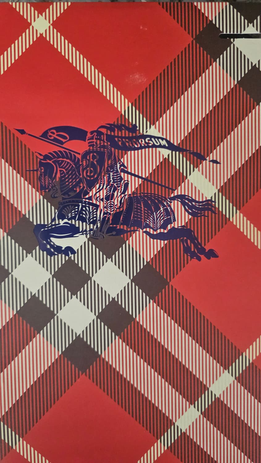 버버리 리버시블 캐시미어 스카프(그레이/네이비) 상품이미지4