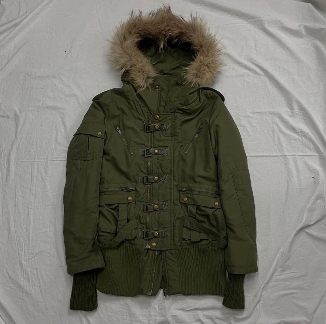 Goa 멀티스트랩 카키 봄버 상품이미지1