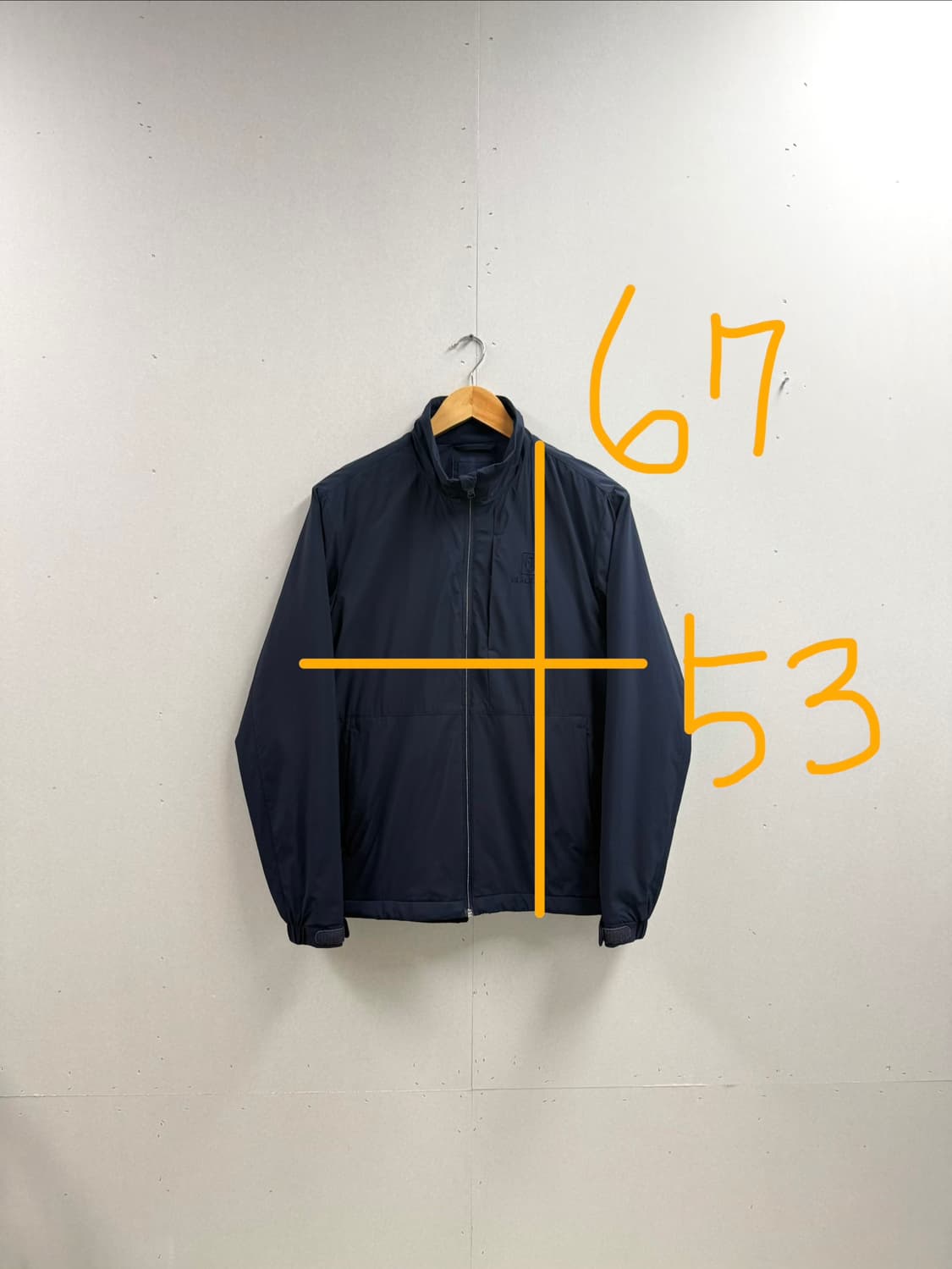 남성 95 M / 블랙야크 바람막이 점퍼 네이비 상품이미지2