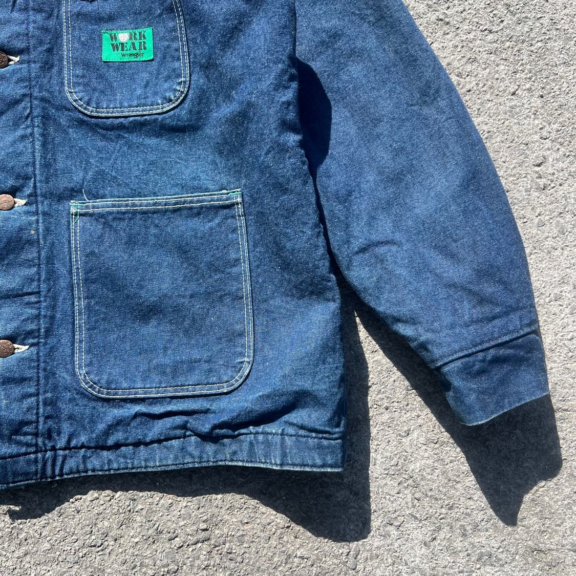 90’s Workwear by Wrangler 데님 커버올 상품이미지4