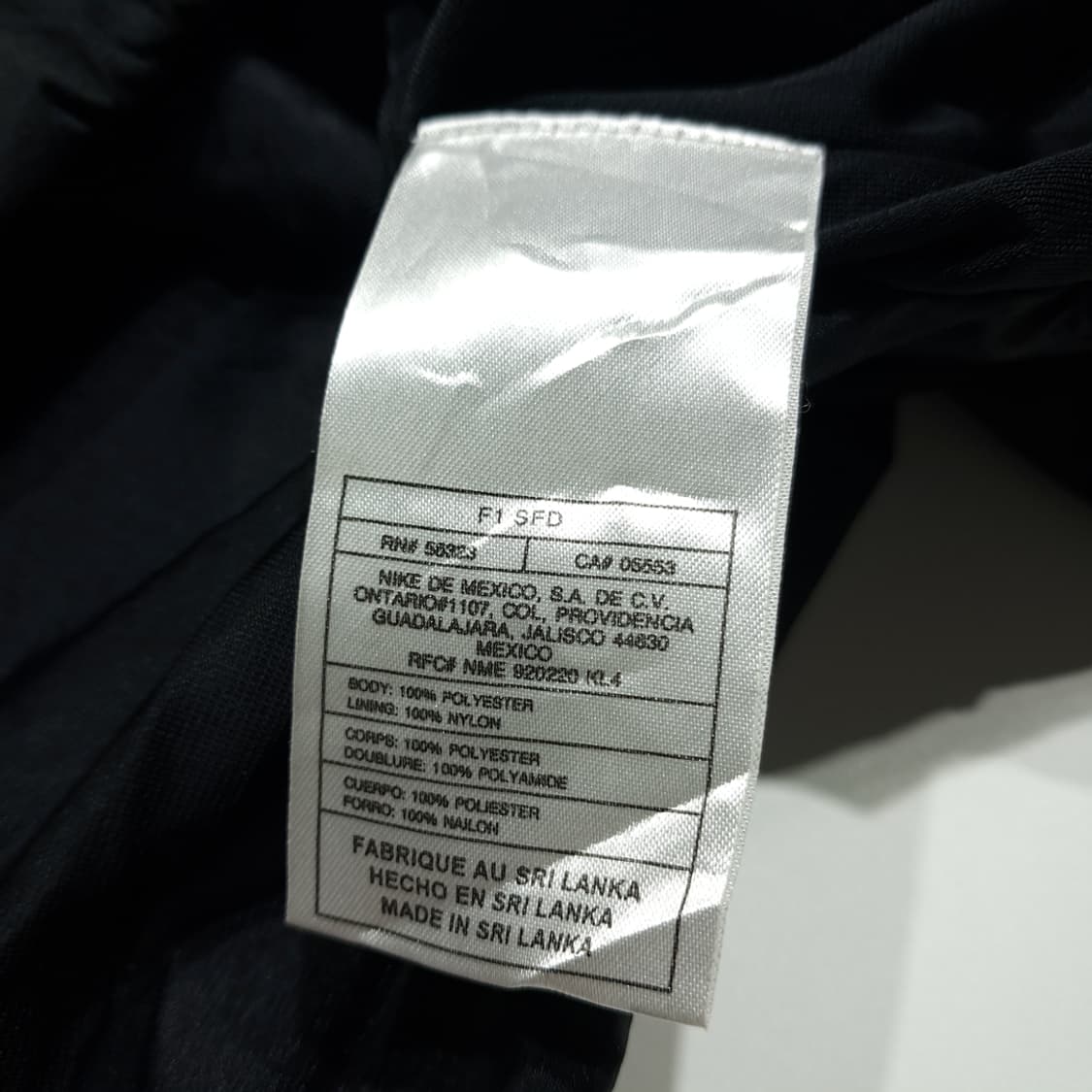 CK051 2XL 나이키골프 00s 스톰핏 하프집업 블랙 바람막이 자켓 상품이미지7