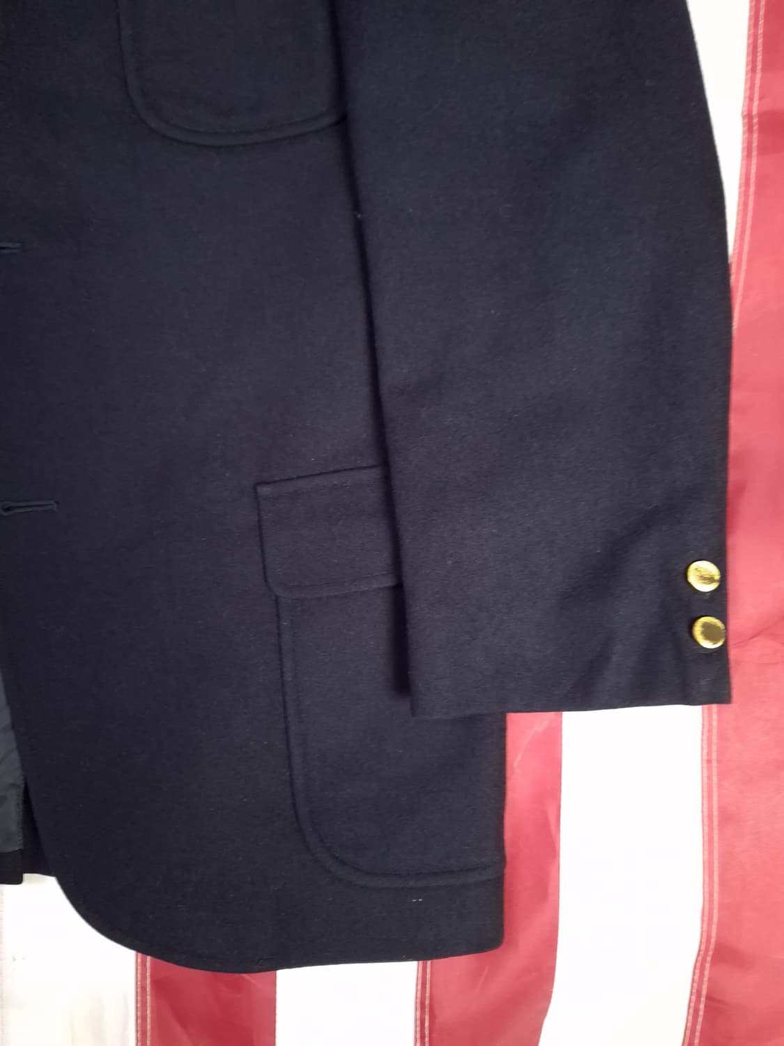 오리지날 일본판 뉴요커 울 금장 블레이져 상품이미지7