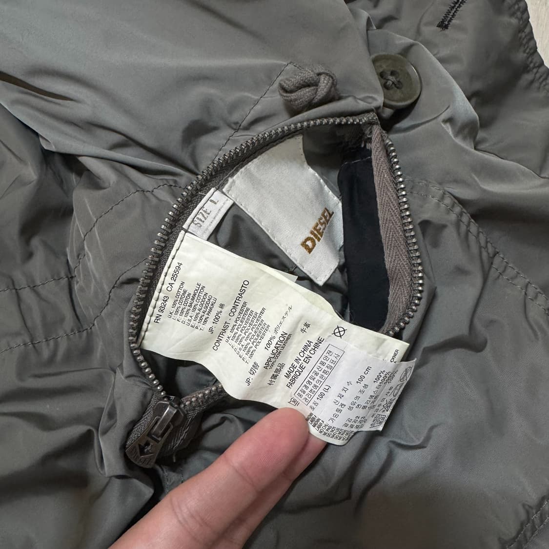 디젤 리버시블 하이넥 버튼 자켓 상품이미지8