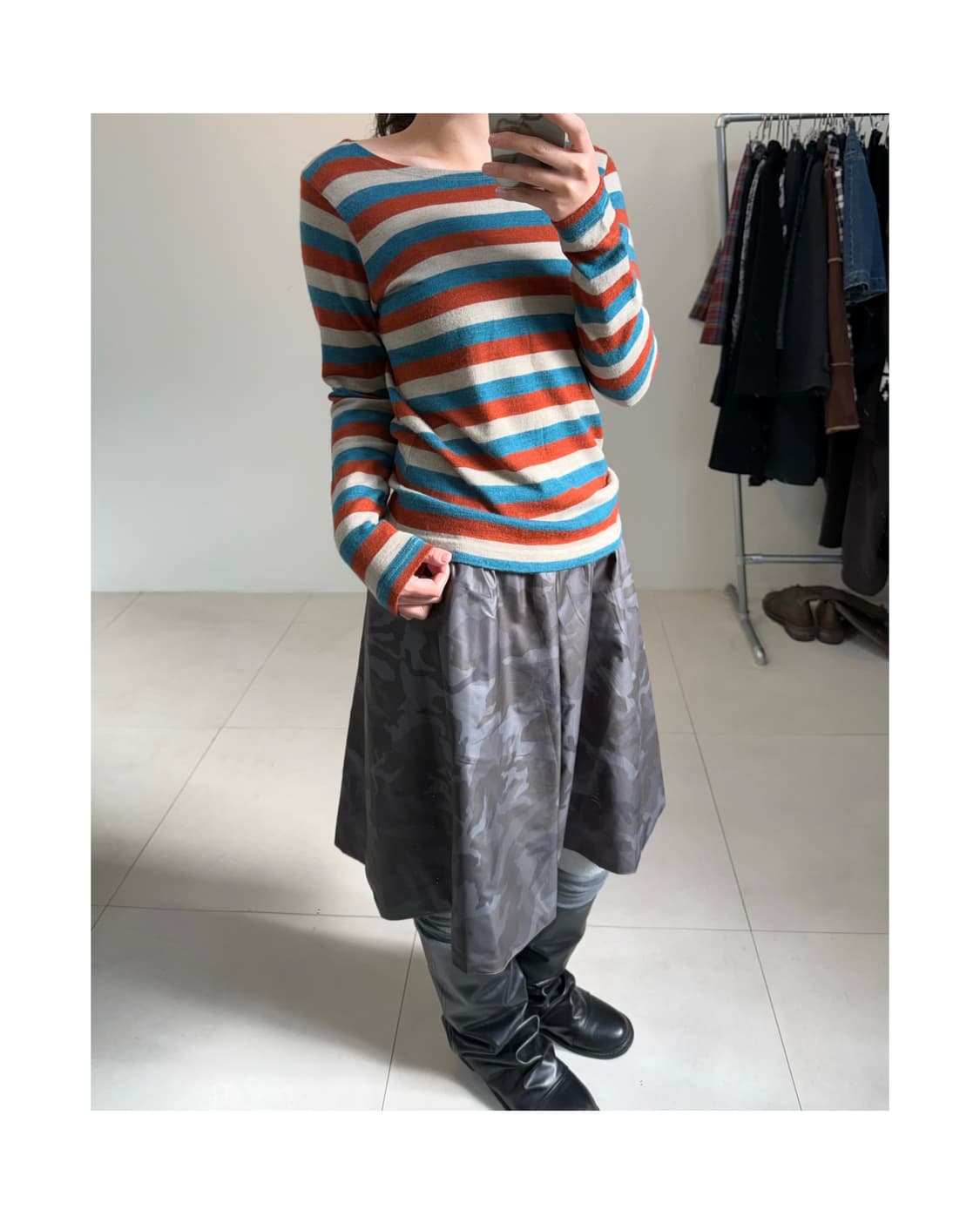 Quadro 스트라이프 니트 상품이미지4