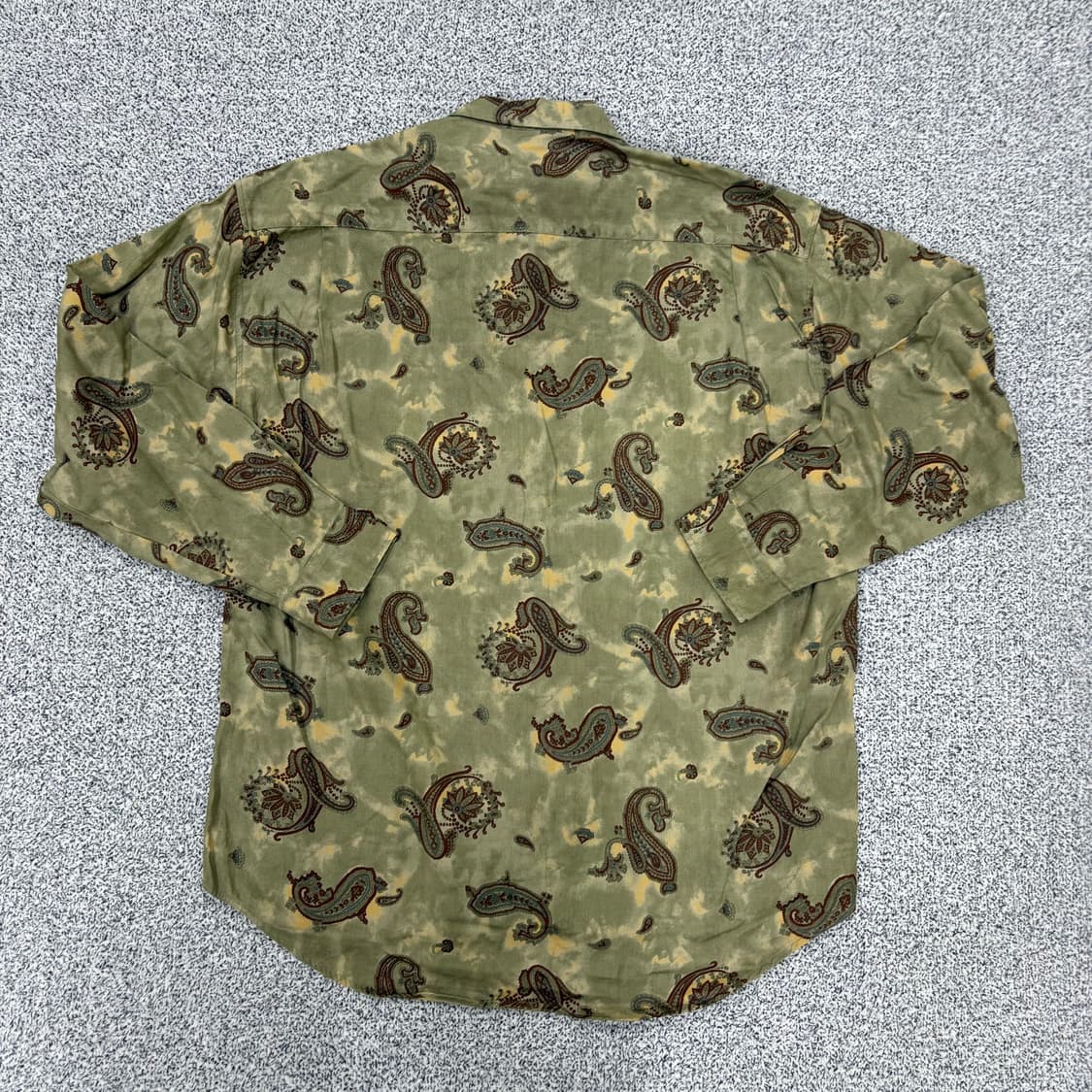 L 빈티지 남성 페이즐리 셔츠 남방 0319J 상품이미지3