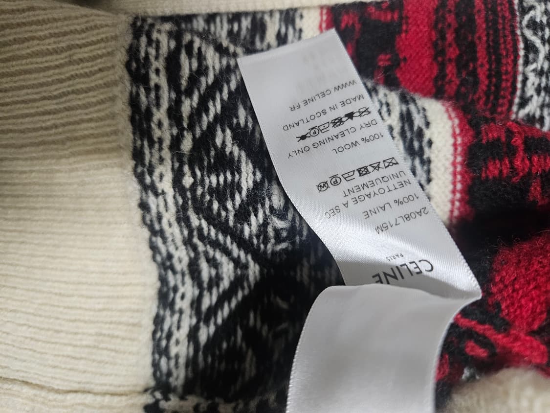 셀린느 댄싱키드 가디건 XXL 상품이미지5